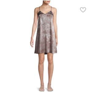 ATM Silk Mini Slip Dress Tie Dye Size Small